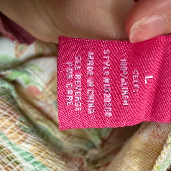 ❤️100% Linen Tropical  Floral Print Dress - Picture 9 of 9